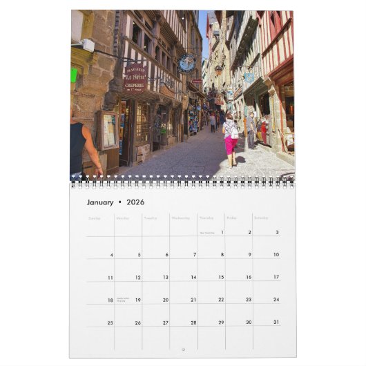 Calendar 2024 Mont Saint-Michel Kalender (Jan 2026)