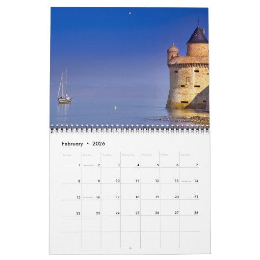 Calendar 2024 Mont Saint-Michel Kalender (Feb 2026)