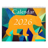 Calendar 2026 - Animals Kalender (Hoes)