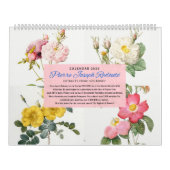Calendar 2026 - Les Roses - P.J. Redouté  Kalender (Hoes)