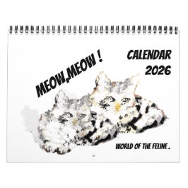 Calendar 2026 : Love of The Feline  Kalender