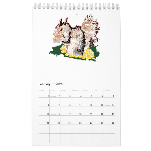 Calendar : 2026  New Beginnings Kalender (Feb 2026)