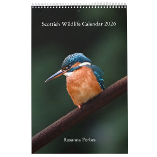 Calendar 2026 Scottish Wildlife Kalender