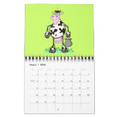 CALENDAR "cartoon art" gekke kikker Kalender (Mar 2026)