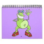 CALENDAR "cartoon art" gekke kikker Kalender (Hoes)