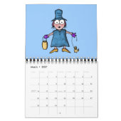 CALENDAR "cartoon art" Kalender (Mar 2027)