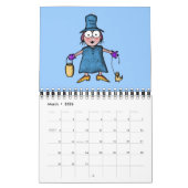 CALENDAR "cartoon art" Kalender (Mar 2026)