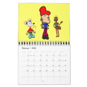 CALENDAR "cartoon art" Kalender (Feb 2026)
