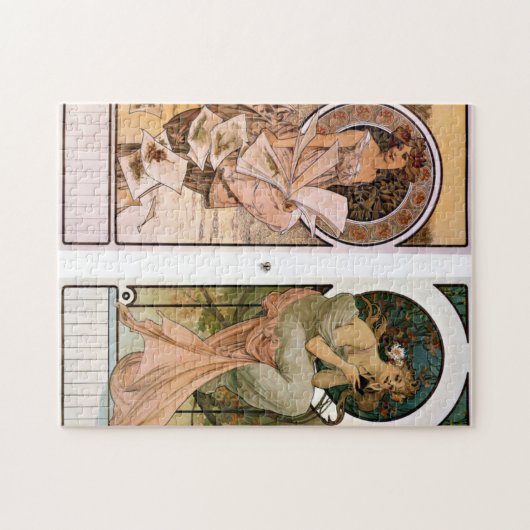 Calendar Champagne - Alphonse Mucha Legpuzzel (Horizontaal)