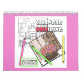 Calendar  coloring  20xx kalender (Hoes)