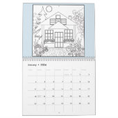 Calendar  coloring  20xx kalender (Jan 2026)