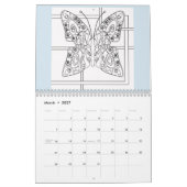 Calendar coloring 20xx kalender (Mar 2027)