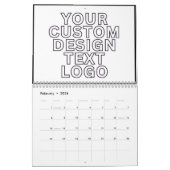Calendar Custom with Business Logo Personalized  Kalender (Feb 2026)