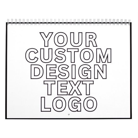 Calendar Custom with Business Logo Personalized  Kalender (Hoes)