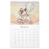 Calendar cute bulldog kalender (Feb 2027)