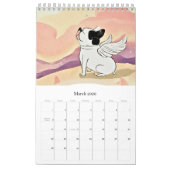 Calendar cute bulldog kalender (Mar 2026)