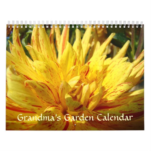 CALENDAR DAHLIAS FLOWERS Grandma's Garden Kalender (Hoes)