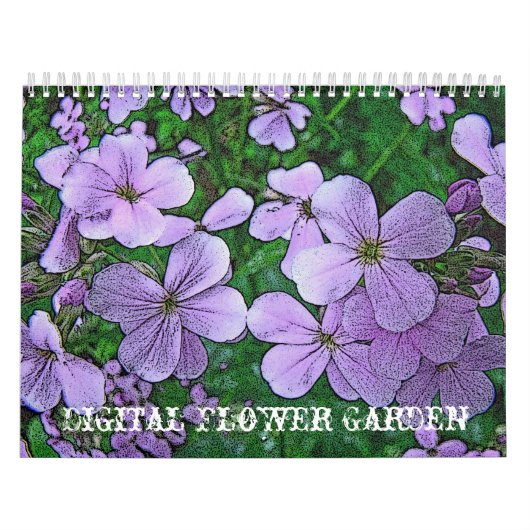 Calendar Digital Flower Garden Kalender (Hoes)