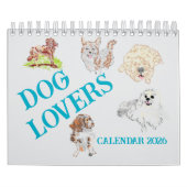 Calendar Dog Lovers 2026 Kalender (Hoes)