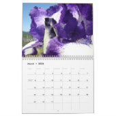 CALENDAR ILOSE Calendar Paarse Iris Flowers Kalender (Mar 2026)