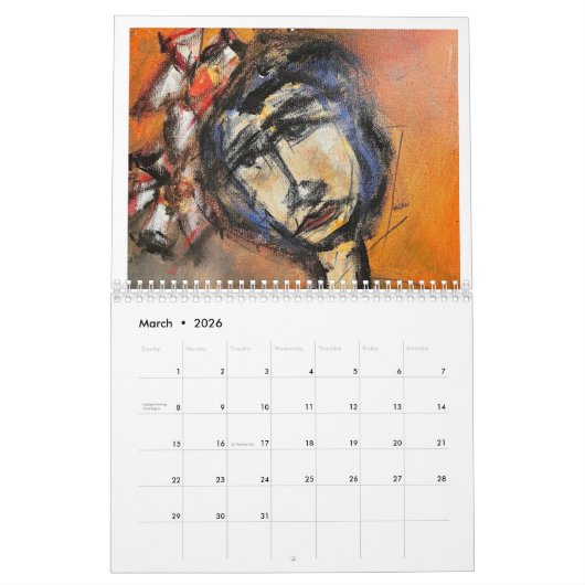 Calendar Kalender (Mar 2026)