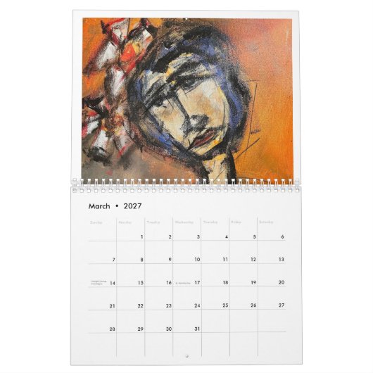 Calendar Kalender (Mar 2027)