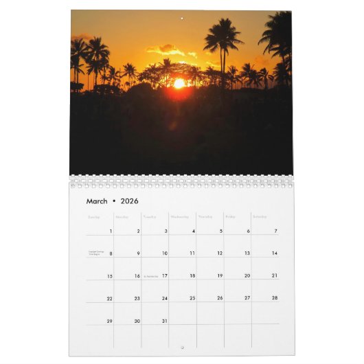 Calendar Kalender (Mar 2026)
