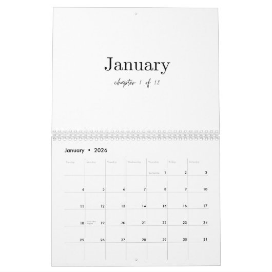 Calendar Kalender (Jan 2026)