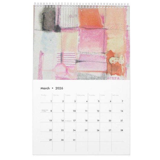 Calendar Kalender (Mar 2026)