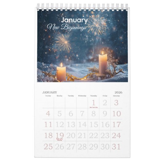 Calendar Kalender (Jan 2026)