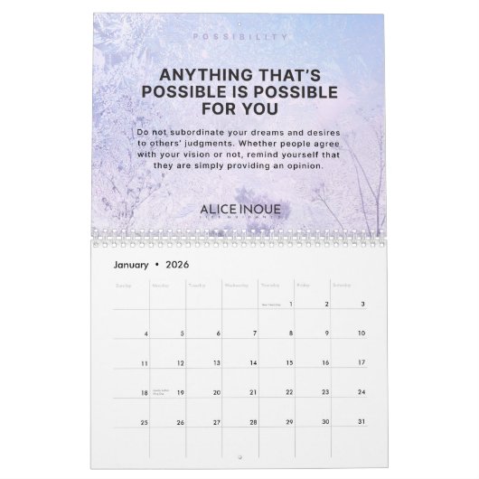 Calendar Kalender (Jan 2026)