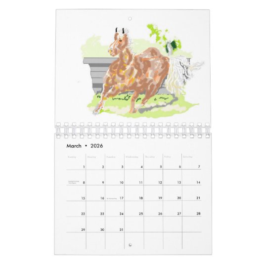 Calendar :  Love OF Horses Kalender (Mar 2026)