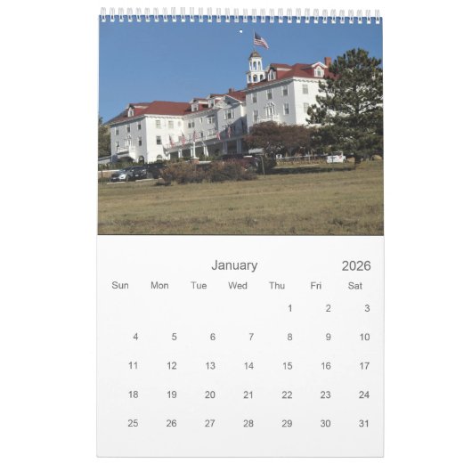 Calendar Rocky Mountain Kalender (Jan 2026)
