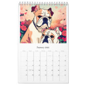 Calendar romantic bulldog kalender (Jan 2026)