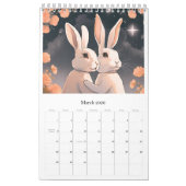 Calendar romantic rabbit kalender (Mar 2026)