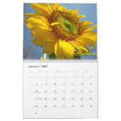 CALENDAR Sunflower Calendar Sun Flower Kalender (Jan 2027)