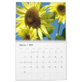 CALENDAR Sunflower Calendar Sun Flower Kalender (Feb 2027)