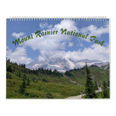 Calendar van het Nationaal Park van Rainier Kalender (Hoes)