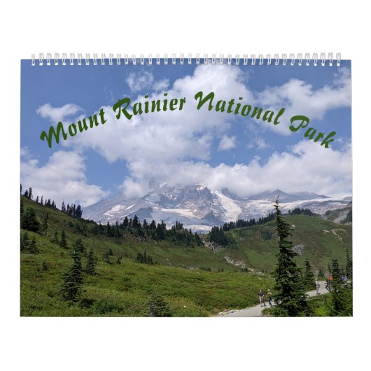 Calendar van het Nationaal Park van Rainier Kalender (Hoes)