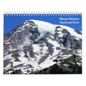 Calendar van het Nationaal Park van Rainier Kalender (Hoes)