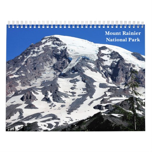 Calendar van het Nationaal Park van Rainier Kalender (Hoes)