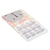 Calendar voor Coral Sand Dollar Mini Magnet Magneet (Rechterzijde)