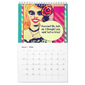 CALENDAR VULLEN MET BAD GIRL ART KALENDER (Mar 2026)