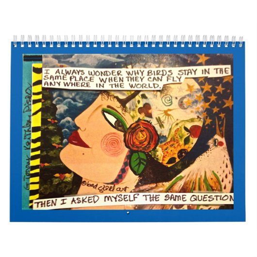CALENDAR VULLEN MET BAD GIRL ART KALENDER (Hoes)