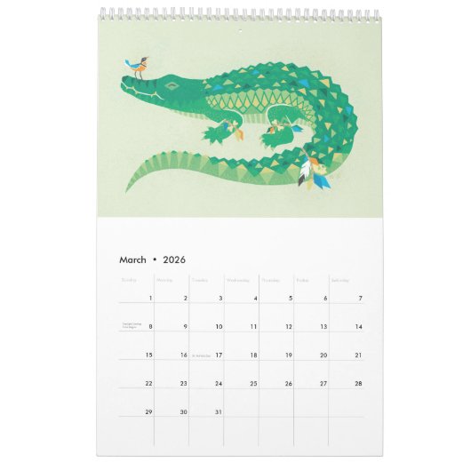 Calendar wild animals kalender (Mar 2026)