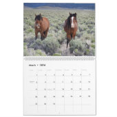 Calendar, Wild Horses, Eastern Sierra, California Kalender (Mar 2026)