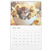 Calendar with cute cats kalender (Mar 2027)
