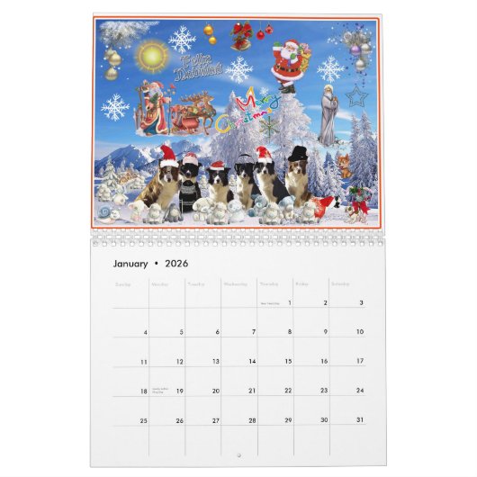 Calendario 2014 jolulodi Border Collie Kalender (Jan 2026)