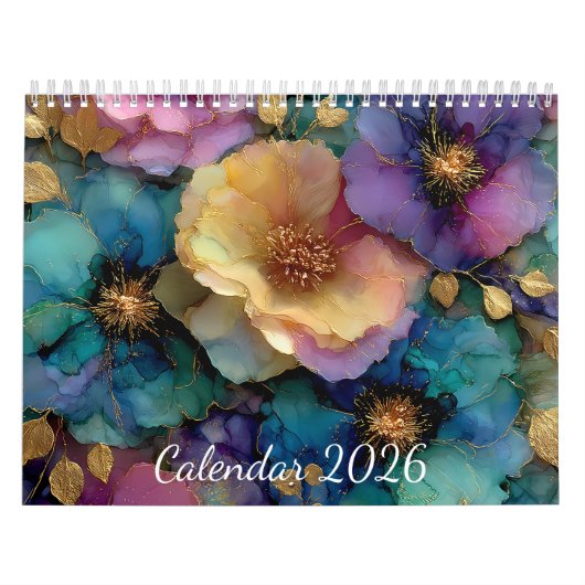 Calendario 2026 Flores Kalender (Hoes)