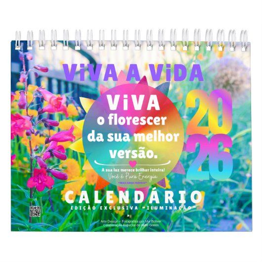 Calendário 2026 :: Viva a Vida Edição ILUMINAÇÃO Kalender (Hoes)